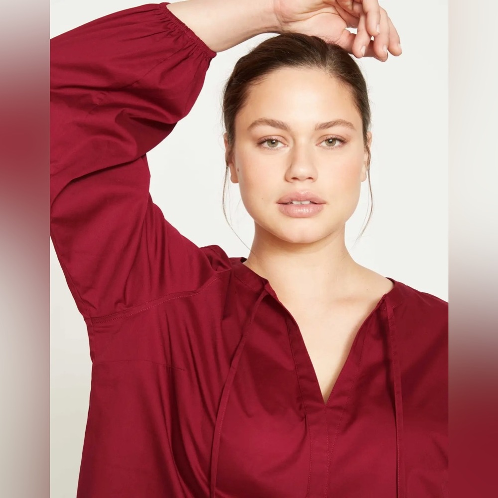 [Universal Standard] Refined Poet Blouse